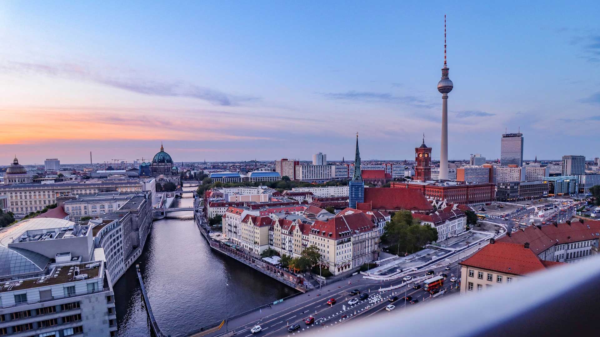 City view of Berlin. Photo.
