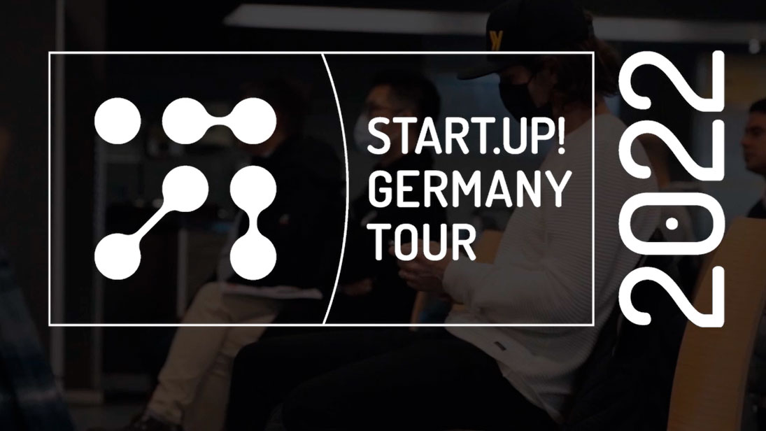 Logotype for Start up Germany Tour 2022.