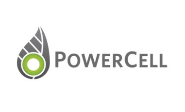 Powercell's logotype.