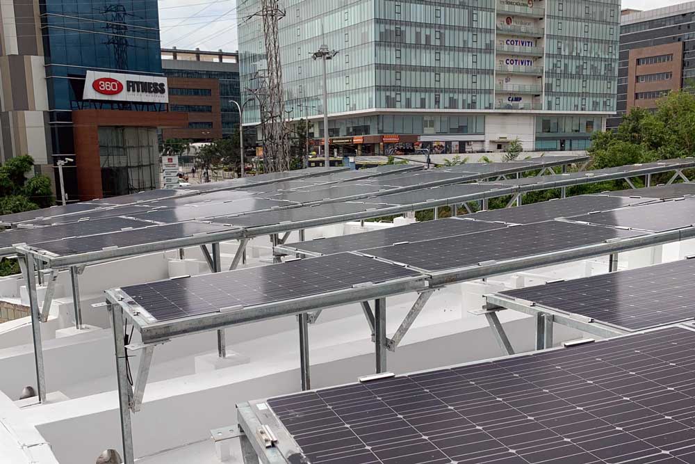 Solar panels. Photo.