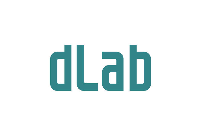 Dlab's logotype.