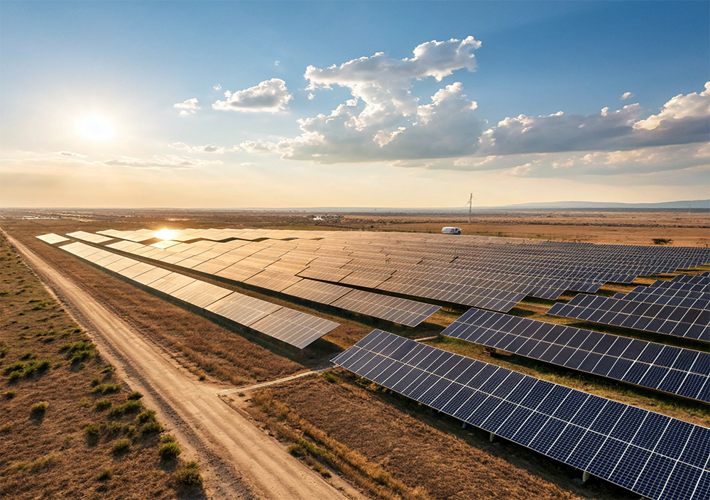 Solar panels.