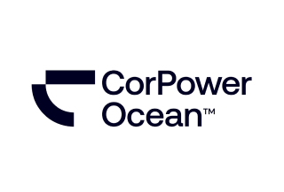 CorPowe Ocean's logotype.